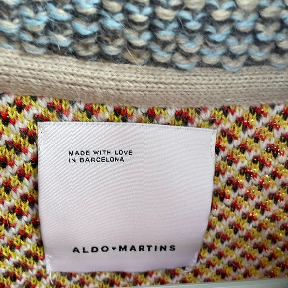 Anthropologie Ocean Funnel Neck Sweater Coat medium $380 boho bohemian - Picture 6 of 11